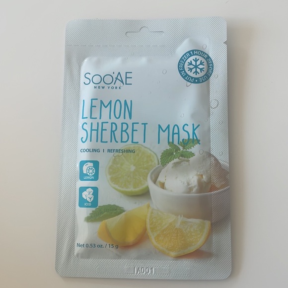 Korean Skincare Face Masks Bundle of 6: Soo’AE Honey Mask and Lemon Sherbet Mask - Picture 5 of 7